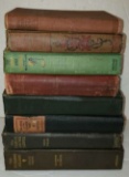 (8) Books: Shorter French Course copyright 1913;