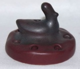 Van Briggle Pottery Flower Frog--3 3/4