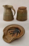 (3) Pieces of Pottery