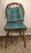 Wooden Spindle Back Chair With Cushions