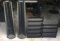 (2) Laserline Wall Mount CD Storage Racks,