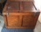 Large Wood Storage Chest w/Handles