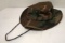 Vietnam War Era U.S. Army Hat, Sun, Woodland,