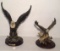 (2) Bisque Eagle Figurines:  The Natelia
