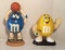 (2) M & Ms Collectibles:  Blue Peanut Basketball