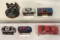 (5) NASCAR Toy Cars with Stands:  1992