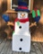 Outdoor Lighted Snowman Figure—48” High