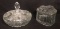 (2) Glass Covered Candy Dishes:  Anchor Hocking