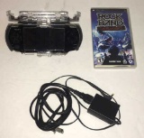 Playstation Portable with Protective Case & Rock