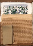Assorted Place Mats:  (3) Sets of (4) Place Mats,