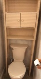 Wicker 2-Door Bathroom Shelf—25” x 9”, 69” High