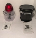 Presto Fry Daddy And Oster Top Chip 4-Cup Chopper