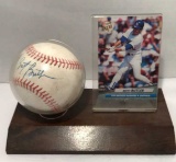 Brett Butler Autographed Baseball, Los Angleles