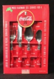 Coca-Cola 16-Piece Flatware Set--Service for 4 NIB