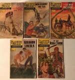 (5) Vintage Classics Illustrated Comic Books: