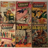 (6) Vintage DC Comics Comic Books:  (3) Justice