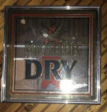 Michelob Dry Framed Mirror, February 5, 1990--