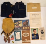 1959 Cub Scout Uniform,  1958 Wolf Cub Scout Book,