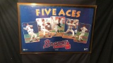 Framed Atlanta Braves Five Aces Poster--Avery,