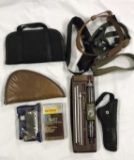 Gun Cleaning Kit, Knife Sharpening Kit, (2) Pistol