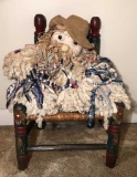 Hand Painted Chair and Rag Doll