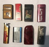 (7) Vintage Collectible Cigarette Lighters--Some