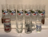 Set of (6) Pepsi Cola Glasses, (1) Pepsi Cola