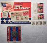 Souvenir of Fort McHenry Stamps, (3) Elvis