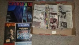 (2) Boxes of Assorted Collectible Newspapers &