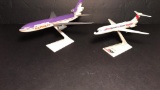 (2) Plastic Airplanes:  Federal Express and