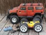 (2) Remote Control Toys: Tonya Flip Car and Large