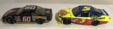 (2) Die-Cast NASCAR Cars:  Racing Champions