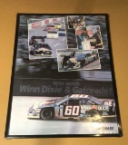 (3) Framed NASCAR Pictures:  37