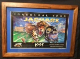 Framed  & Mattted 1995 Jacksonville Jaguars