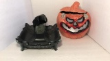 Battery-Operated Pumpkin And Battery- Operated