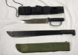 Survival Knife with 3-Pouch Sheath for Other