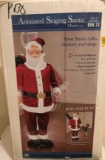 Animated Singing Santa—5’ Tall, Original Box