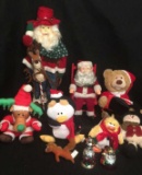 Assorted Christmas Decorations Including: