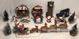 Assorted Christmas Village Figurines and