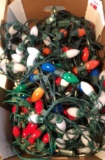 (8) Strings of Large Christmas Lights--Each