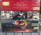 Holiday Living 39” Animated Holographic Gift