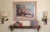 Assorted Home Interiors Items:  Framed Double