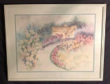 Framed & Double Matted Print Signed “ Mary A