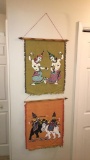 (2) Wall Hangings from Thailand