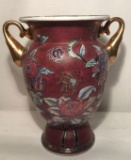 Hand-Painted 2-Handle Vase--Classic Traditions
