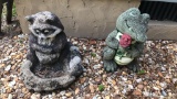 (2) Concrete Yard Ornaments:  14