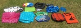 Large Assortment of Inflatable Pool Rafts, Life