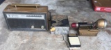 Vintage Radios, Car 8-Track Player, Flashlight