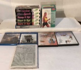 (2) Blu-Ray Movies & Assorted Exercise VCR Tapes &