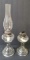 (2) Kerosene Lamps: P&A Mfg. Waterbury